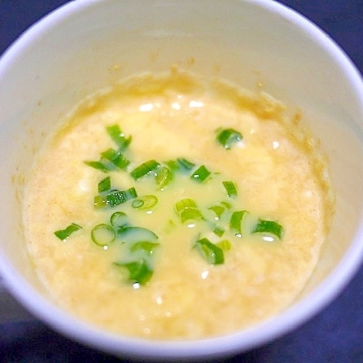 レンジで作る! とろふわ卵スープ
